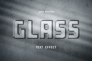 Glass Text Effect