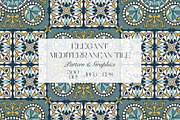Mediterranean Tile Seamless Pattern, a Pattern Graphic by StudioGlouna (Thumbnail 1 of 5)