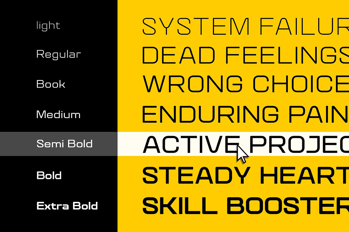 Elegant Futuristic - Quantix, a Sans Serif Font by Arterfak Project (Photo 4 of 12)