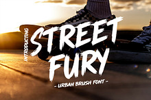 Streetfury Urban Brush Font