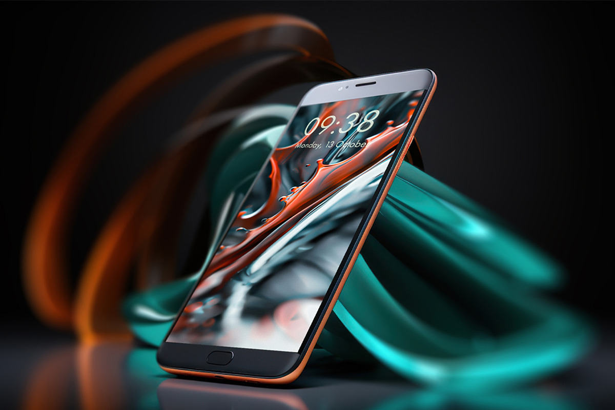 3D Abstract Phone Wallpapers Pack, a Background Graphic by BazziBa♥ (Photo 3 of 8)