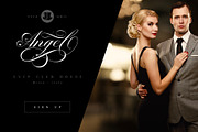 Prestissimo Classy (20% 0FF), a Script Font by Burntilldead (Thumbnail 7 of 23)