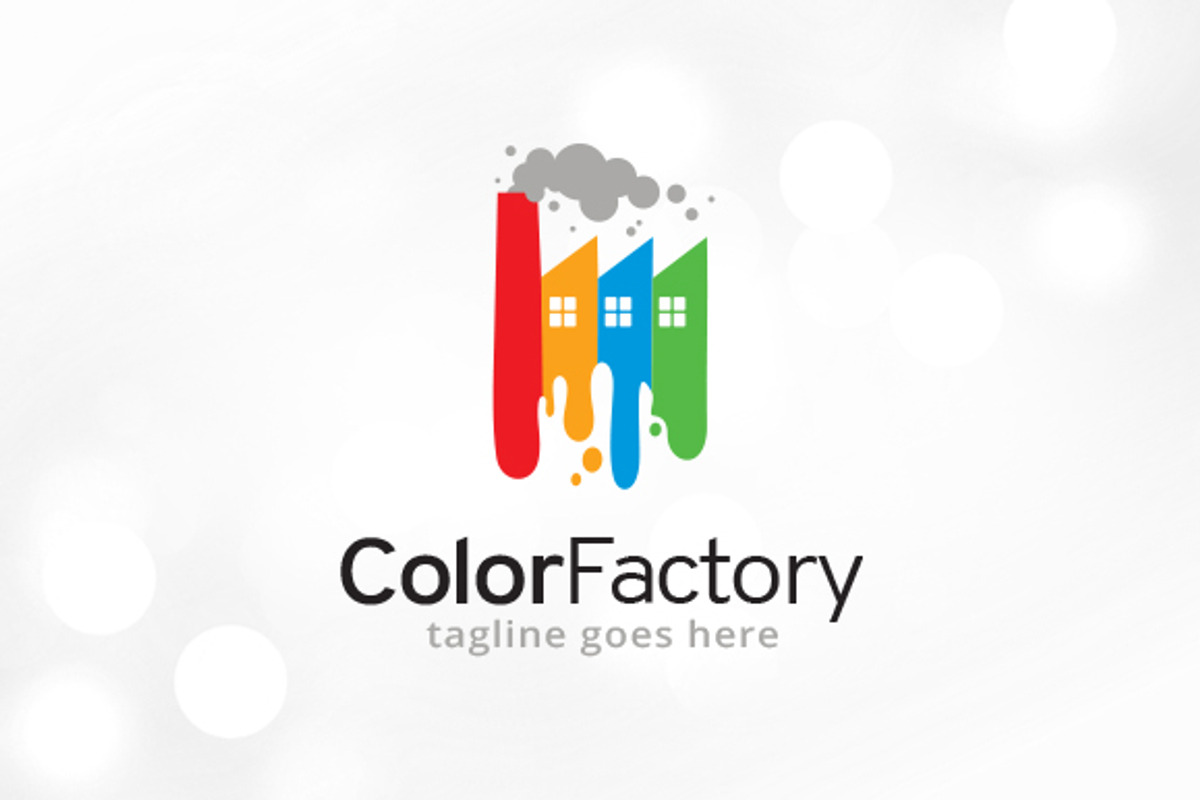 Color Factory Logo Template, a Branding & Logo Template by gunaonedesign