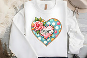 Retro Mother's Day Clipart, an Illustration by DreamCafeArt (Thumbnail 4 of 4)