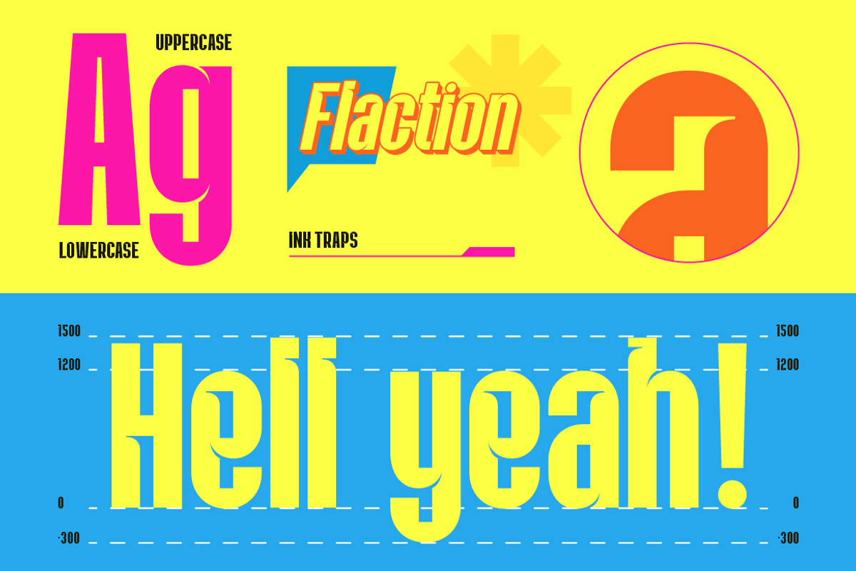 Flaction - Futuristic Sporty Font, a Sans Serif Font by Artisan Themes (Photo 8 of 11)