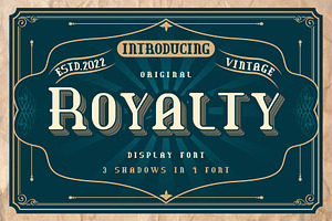Royalty font