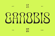 Canobis - Psychedelic Typeface, a Font by Craft Supply Co. (Thumbnail 1 of 8)