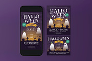 Halloween Club Party Flyer, a Flyer Template by graphicook (Thumbnail 3 of 3)