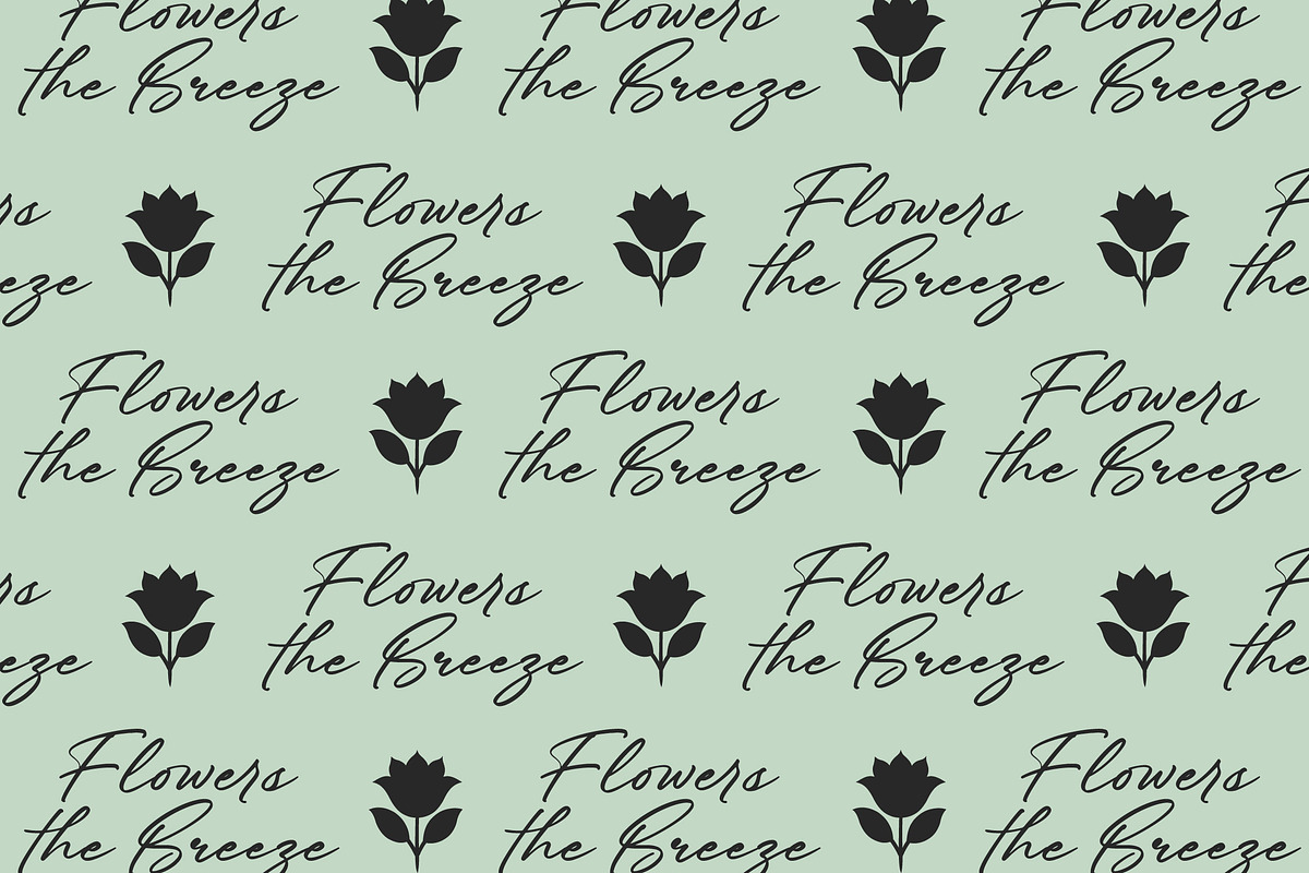 Flowers the Breeze Handwritten Font, a Script Font by Letterena Studios Script (Photo 11 of 20)