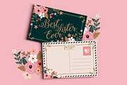 Floral Card Collection-45 files, a Card Template by Werlang Paper (Thumbnail 5 of 43)