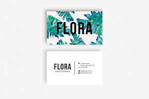 The Flora Business Card Template