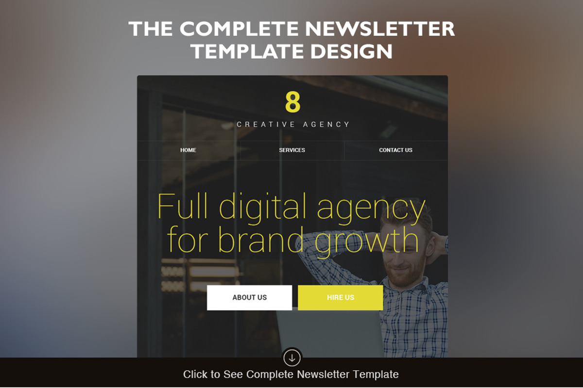 Creative Agency-Newsletter Template, an Email Template by ZippyPixels (Photo 4 of 4)
