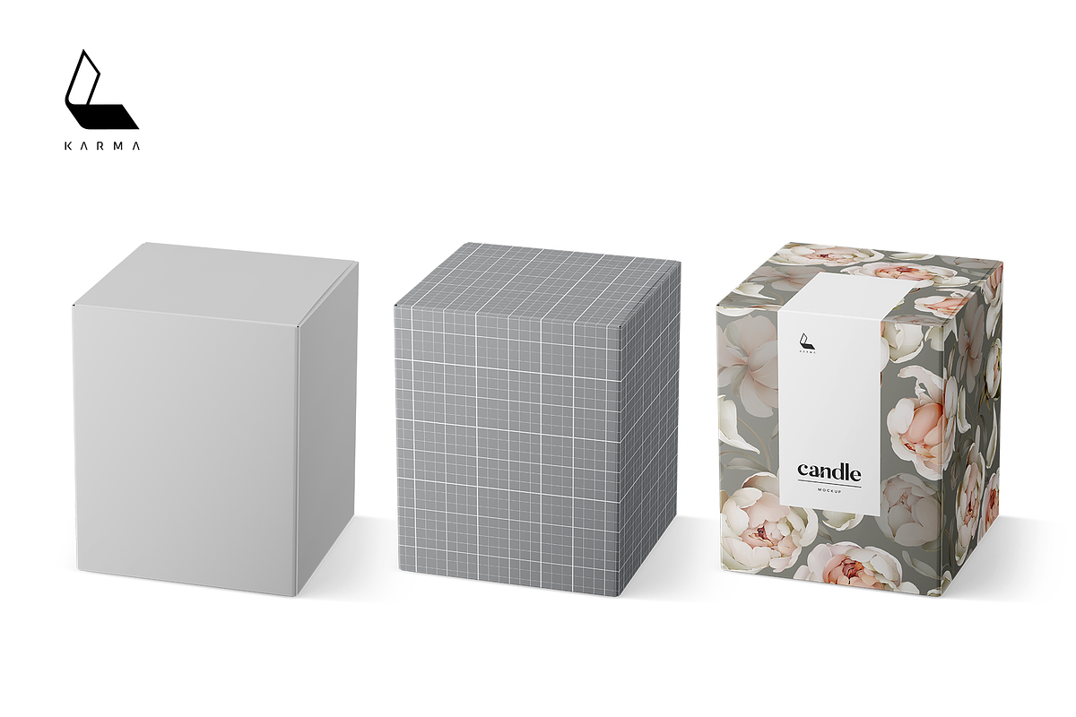 Candle Mockup and Box, a Packaging Mockup by Karma (Photo 5 of 7)
