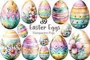 Colorful Easter Eggs Clip Art, an Illustration by Craft Nest (Thumbnail 1 of 8)