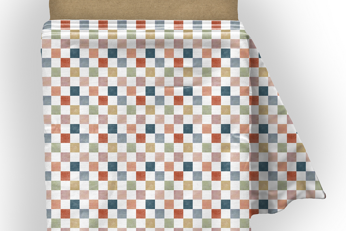 Serene Pastel Grid Seamless Pattern, a Pattern Graphic by OwlAndFern (Photo 3 of 11)