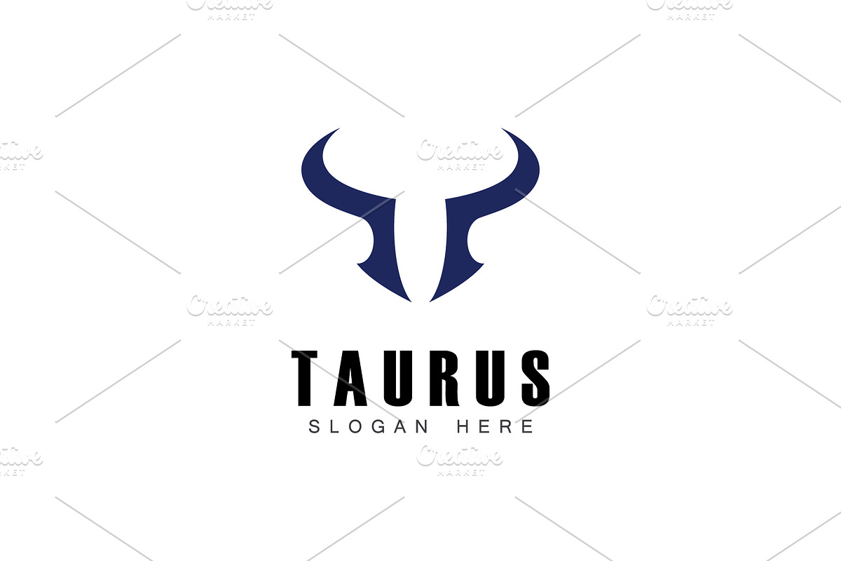 Taurus logo icon template design, a Graphic by T.Vooka (Photo 3 of 3)