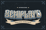 Semifloyd - Vintage Display Font, a Serif Font by Brightone (Thumbnail 1 of 8)