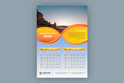 Modern 6 Pages Wall Calendar 2024, a Stationery Template by Annudesign (Thumbnail 3 of 8)