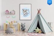 Cartoon Snow Tiger. Tshirt, PNG., an Animal Illustration by KENO Mascots (Thumbnail 4 of 5)