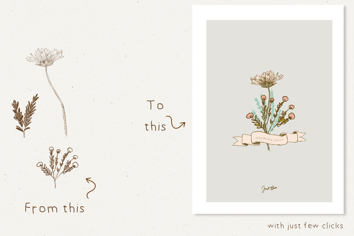 The Procreate Botanical Box, a Brush Add-On by Just Bia (Photo 5 of 15)