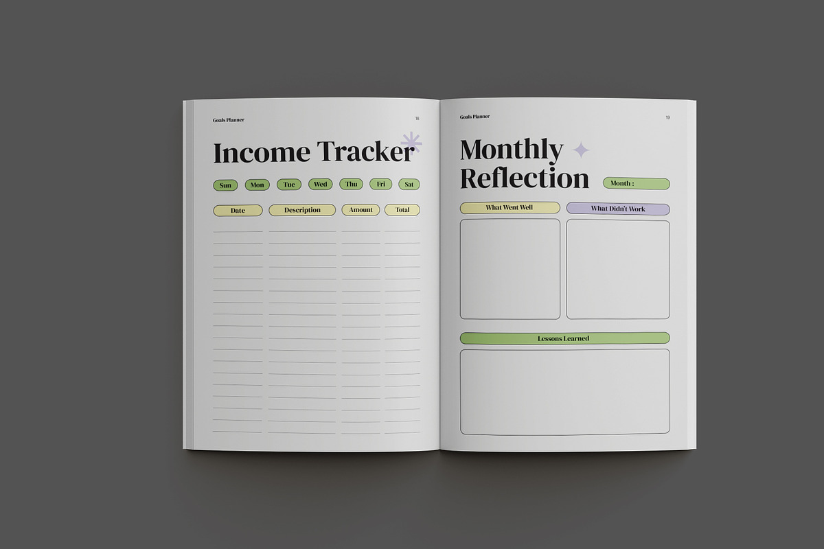 White Simple Planner Book, a Stationery Template by Neermana (Photo 9 of 12)