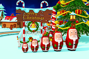 Cartoon Christmas Farm, an Environmental 3D Model by Souchenki (Thumbnail 4 of 29)