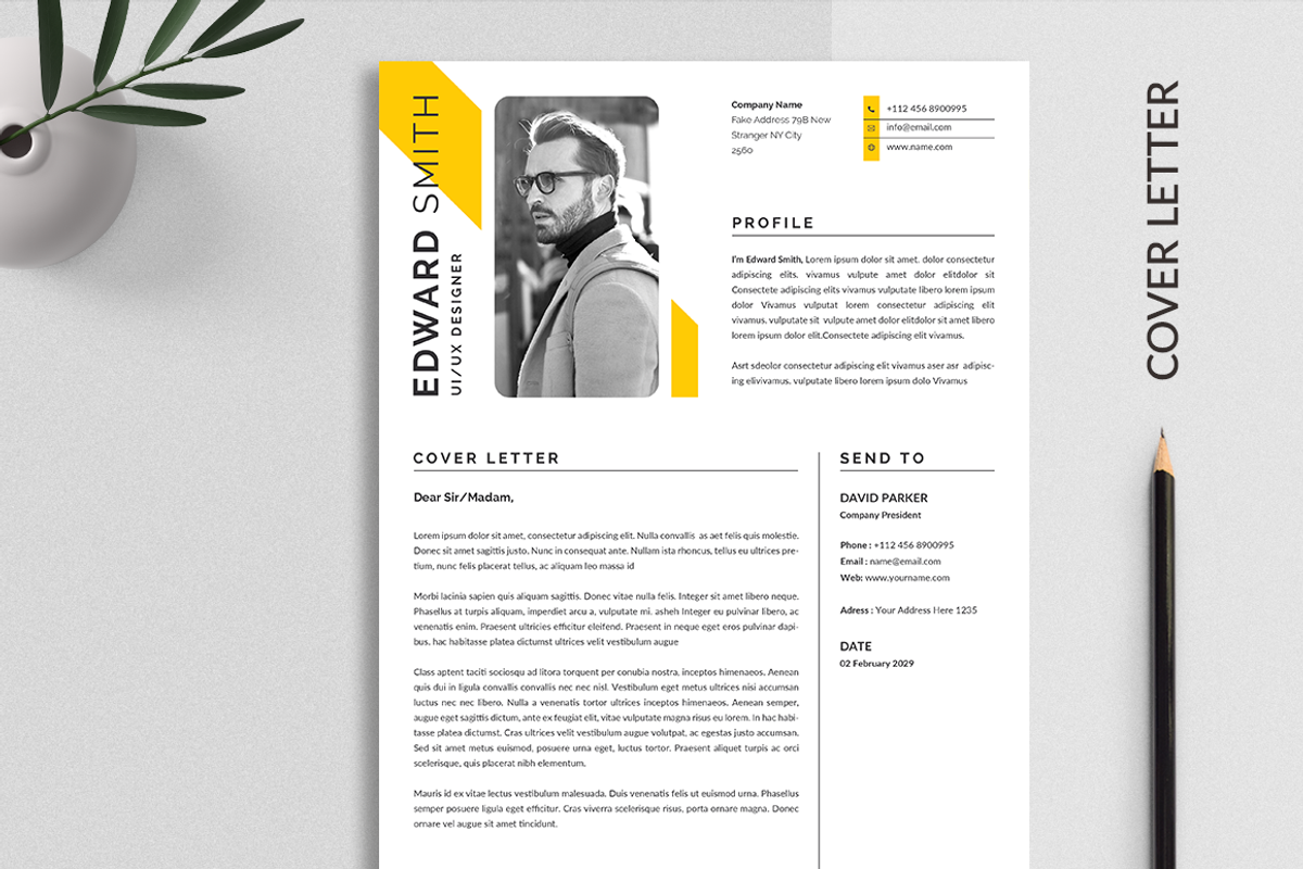 Resume/CV Template | Canva, a Resume Template by ArtisticLand (Photo 6 of 7)