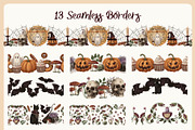 Cute Halloween hand drawn collection, an Illustration by Nadya Saen Art (Thumbnail 9 of 17)