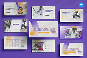 Hockey Team & Sports Keynote, a Presentation Template by Pixslides (Thumbnail 1 of 7)