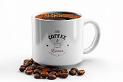 Coffee Mug, a Product Mockup by OneVectorStock (Thumbnail 2 of 2)