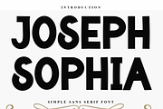 Joseph Sophia, a Script Font by InermediaSTUDIO (Thumbnail 1 of 8)