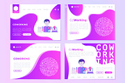 40 Coworking Templates / 16 Icons, a Flyer Template by Alex Blogoodf (Thumbnail 6 of 13)
