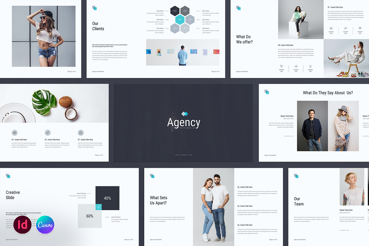 Agency Presentation Template, a Presentation Template by TemplatesForest