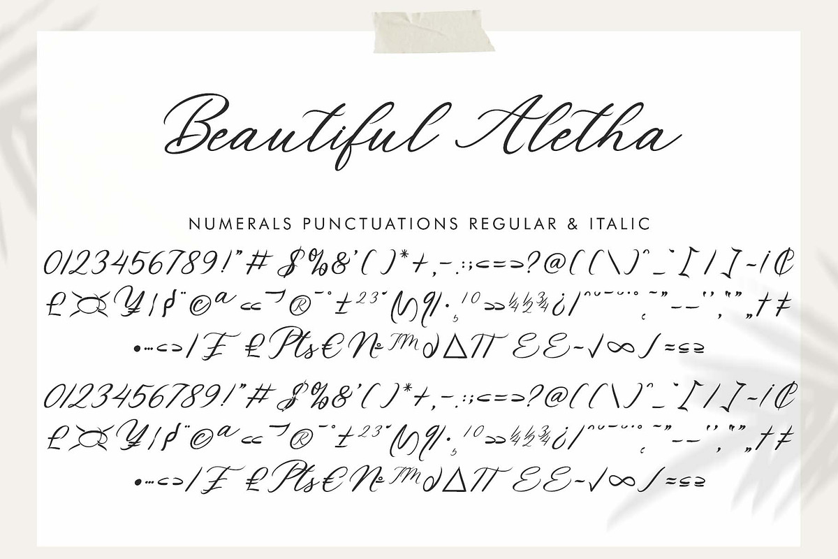 Beautiful Aletha, a Handwritten Font by Yoga Letter (Photo 4 of 8)