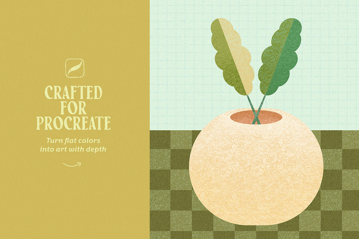Procreate Texture Shading Brushes, a Brush Add-On by Basia Stryjecka (Photo 6 of 19)