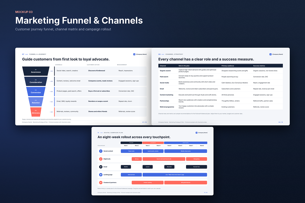 Marketing Strategy Plan Presentation, a Presentation Template by novexora (Photo 2 of 4)