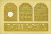 Boudoir | Elegant Logotype, a Serif Font by Artifact Bazaar (Thumbnail 1 of 5)