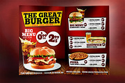 Burger Fast Food Menu Restaurant PSD, a Flyer Template by Graphicfy Templates (Thumbnail 3 of 5)