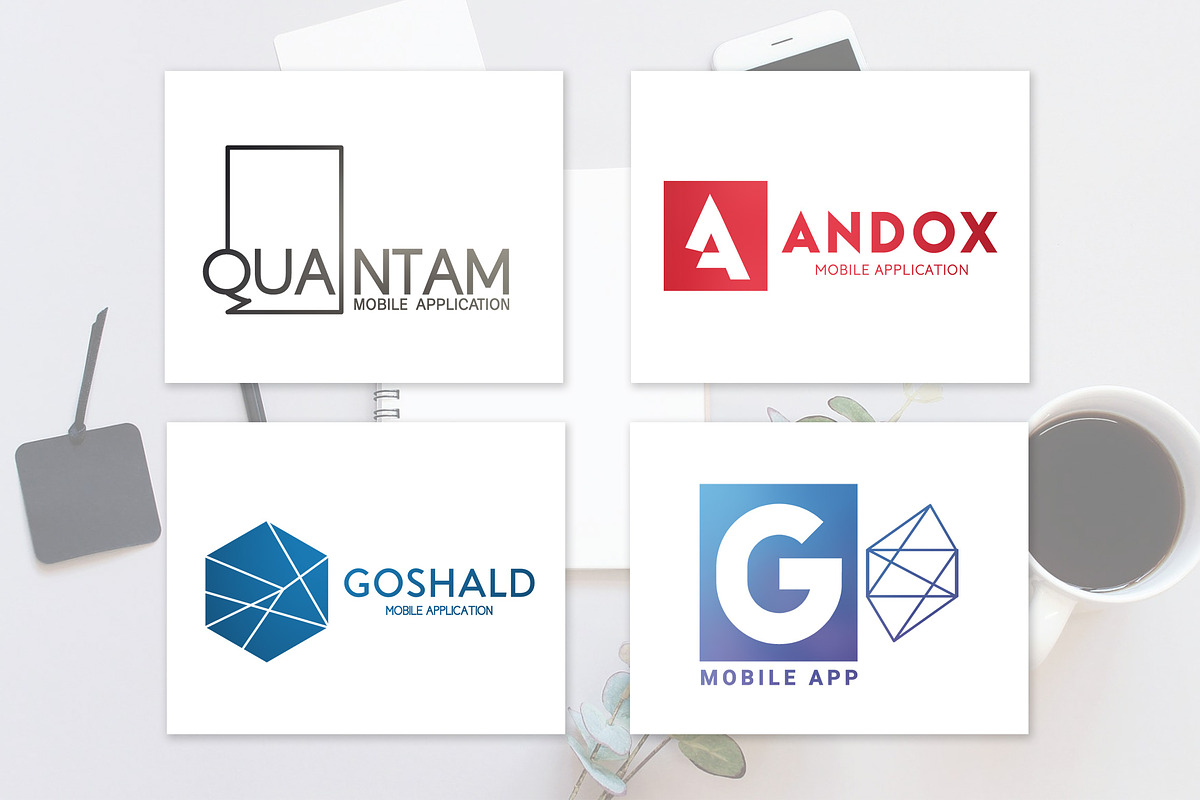 Mobile Application Branding Logos, a Branding & Logo Template by AN Productions (Photo 11 of 22)