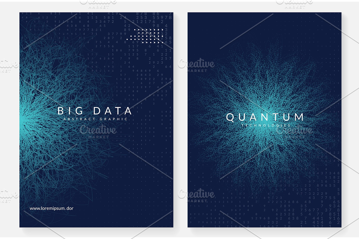 Quantum computing background, a Technology Illustration by Holo Art