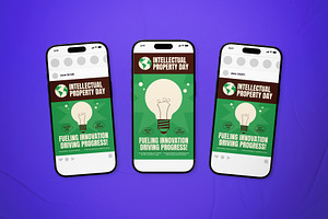 Intellectual Property Day Flyer, a Flyer Template by The Good Store