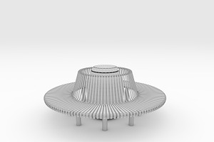 3D Model Bench Park 57