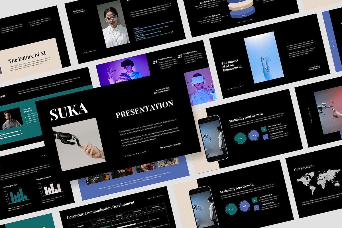 Suka : AI Business Keynote, a Presentation Template by Punkl Camp (Photo 1 of 9)