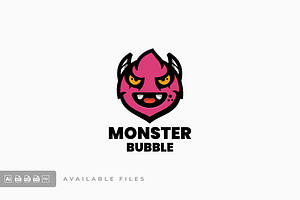 Monster Mascot Cartoon Logo, a Branding & Logo Template by ivan_artnivora