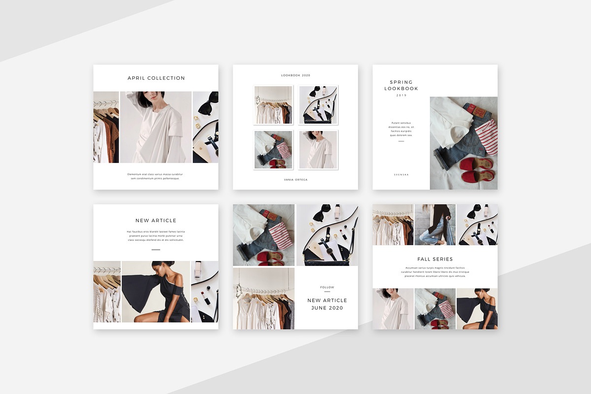 Clean Instagram Pack PS & Canva, a Social Media Template by Studio Siv (Photo 2 of 6)
