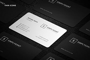 Simple Professional Business Cards, a Stationery Template by Galaxiya (Thumbnail 10 of 13)