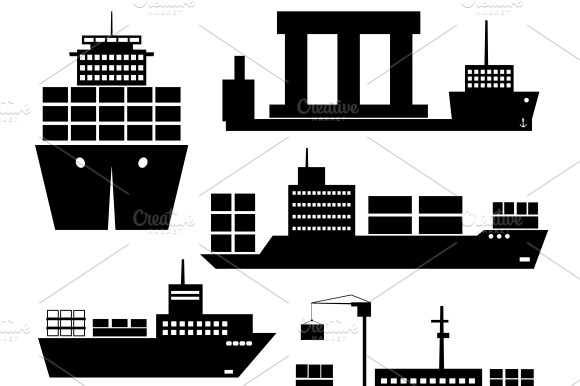Transportation And Shipping Icons