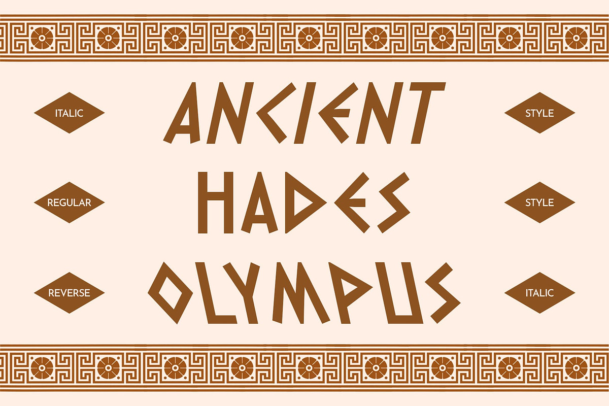 CS Nakoa – Ancient Greek Font, a Sans Serif Font by Craft Supply Co. (Photo 2 of 8)