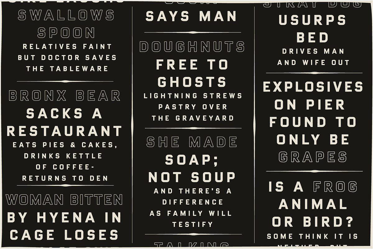 Telegram Font, a Sans Serif Font by Quentin Bangston (Photo 4 of 5)