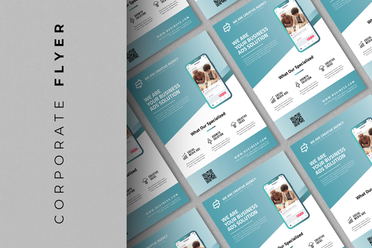 Corporate Flyer, a Flyer Template by Ahsanjaya (Photo 2 of 3)